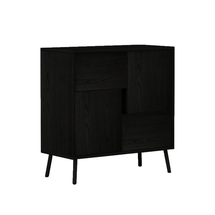 Hanah Home Darien - Black Wood